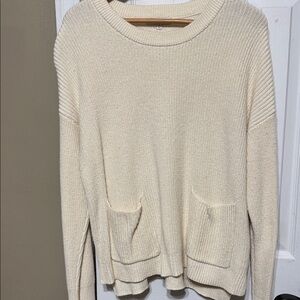 Madewell Cream Women's Crew Neck Sweater